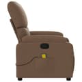Miniatyrbild 5 av 11: vidaXL Massagefåtölj brun tyg