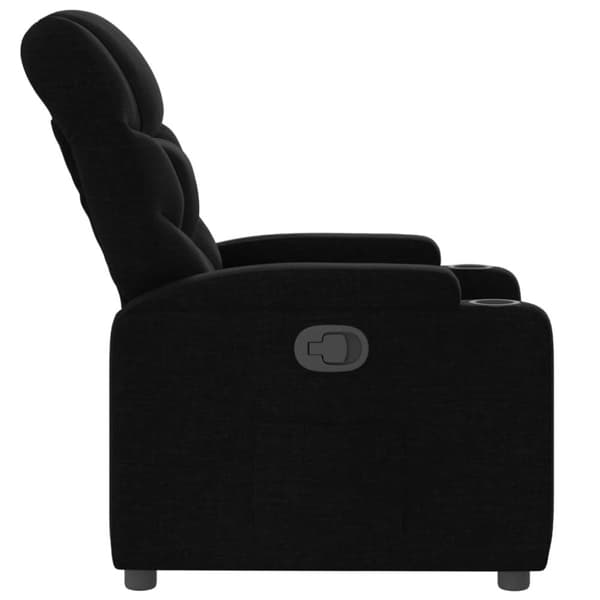 vidaXL Reclinerfåtölj svart tyg