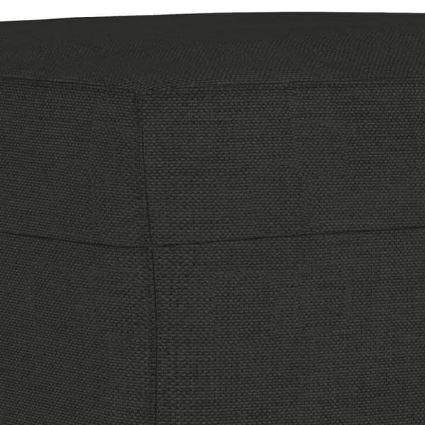 vidaXL sofasæt 3 dele med hynder stof sort