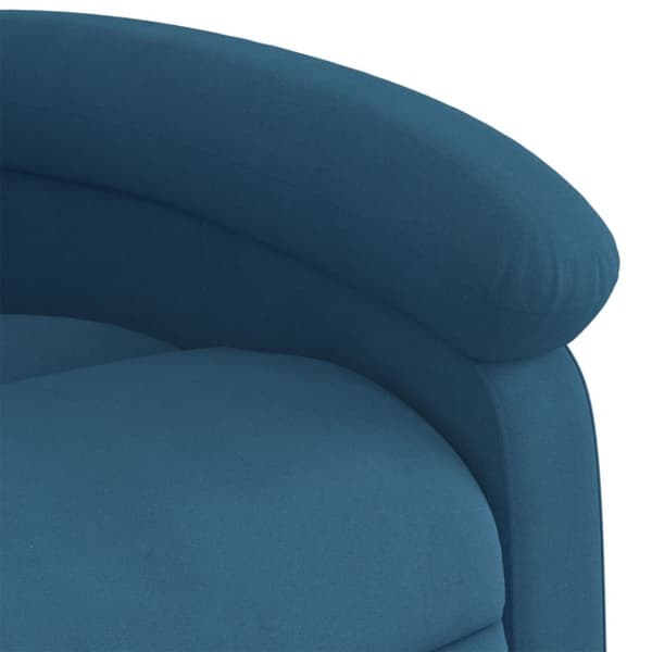 vidaXL lænestol velour blå