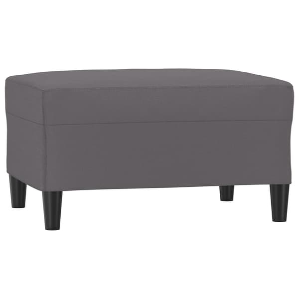 vidaXL sofasæt 4 dele med hynder kunstlæder grå