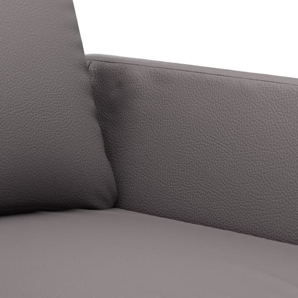 vidaXL sofasæt 4 dele med hynder kunstlæder grå