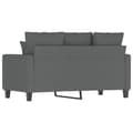 Miniatyrbillede 4 af 8: vidaXL 2-personers sofa 120 cm stof mørkegrå
