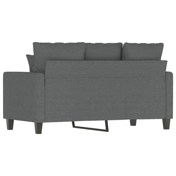 vidaXL 2-personers sofa 120 cm stof mørkegrå