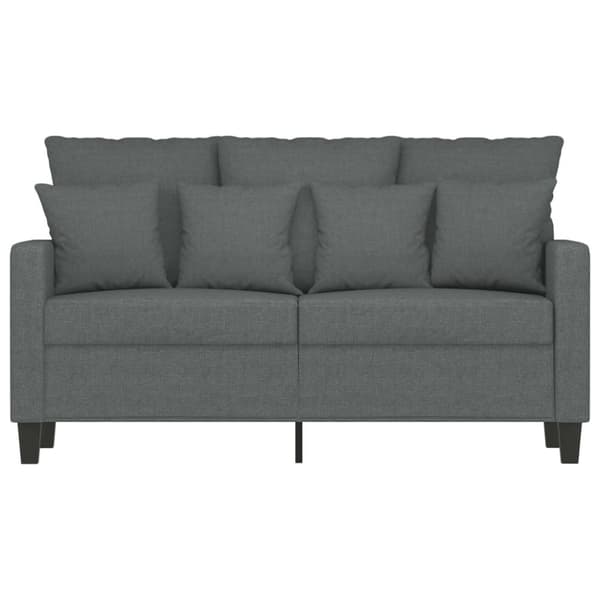 vidaXL 2-personers sofa 120 cm stof mørkegrå