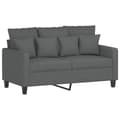 Miniatyrbillede 1 af 8: vidaXL 2-personers sofa 120 cm stof mørkegrå