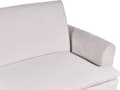 Miniatyrbilde 7 av 11: Sovesofa Beige fløyelstrekk 3-seters Click Clack Sovefunksjon Gyllene metallbein