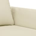 Miniatyrbillede 5 af 8: vidaXL 3-personers sofa 180 cm kunstlæder cremefarvet
