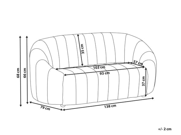 2-seters sofa mørkegrønn fløyel moderne retrodesign tuftet sete lav rygg