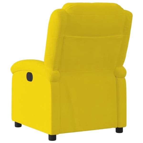 vidaXL lænestol velour gul