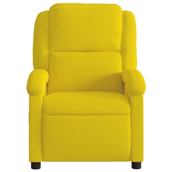 vidaXL lænestol velour gul