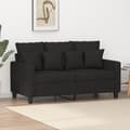 Miniatyrbillede 8 af 8: vidaXL 2-personers sofa 120 cm stof sort