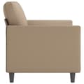 Miniatyrbillede 3 af 8: vidaXL 2-personers sofa 120 cm kunstlæder cappuccino