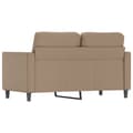 Miniatyrbillede 4 af 8: vidaXL 2-personers sofa 120 cm kunstlæder cappuccino
