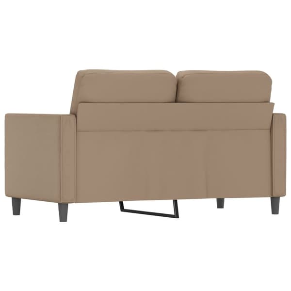 vidaXL 2-personers sofa 120 cm kunstlæder cappuccino