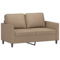 Miniatyrbillede 1 af 8: vidaXL 2-personers sofa 120 cm kunstlæder cappuccino
