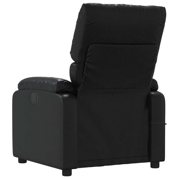 vidaXL massagestol kunstlæder sort