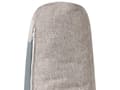Miniatyrbild 10 av 11: Vänster hörn Bäddsoffa Taupe tyg Polyester Klädd 3-sits L-formad säng med kuddar Sovfunktion Modern stil Vardagsrum
