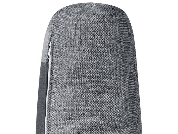 Höger hörn Bäddsoffa Mörkgrå tyg Polyester Klädd 3-sits L-formad säng med kuddar Sovfunktion Modern stil Vardagsrum