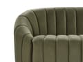 Miniatyrbillede 7 af 10: Flydersofa Mørkegrøn Velour 3 Personers Moderne Blød Sofa Designsofa til Værelse Stofsofa