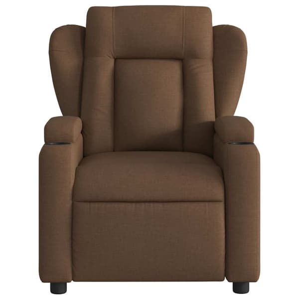 vidaXL massagestol stof brun