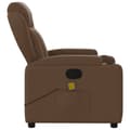 Miniatyrbillede 6 af 8: vidaXL massagestol stof brun