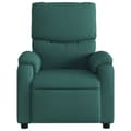 Miniatyrbild 3 av 11: vidaXL Reclinerfåtölj mörkgrön tyg