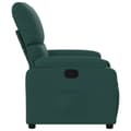 Miniatyrbild 4 av 11: vidaXL Reclinerfåtölj mörkgrön tyg