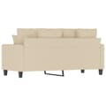 Miniatyrbillede 4 af 8: vidaXL 2-personers sofa 140 cm stof cremefarvet