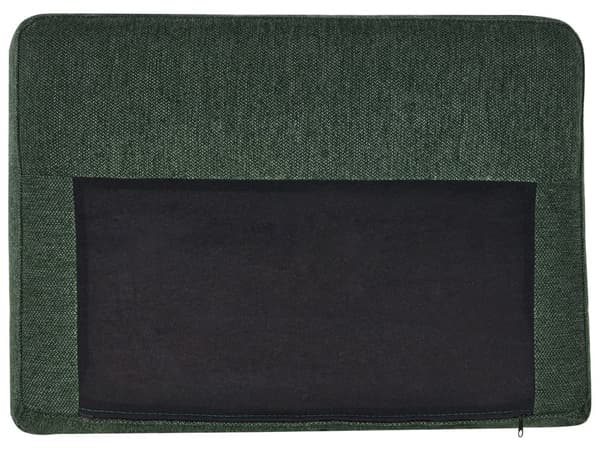 Høyrehånds hjørnesofa Polyester mørkegrønn 4-seter Polstrede metallben Vævet stoff Polstret rygg Minimalistisk moderne