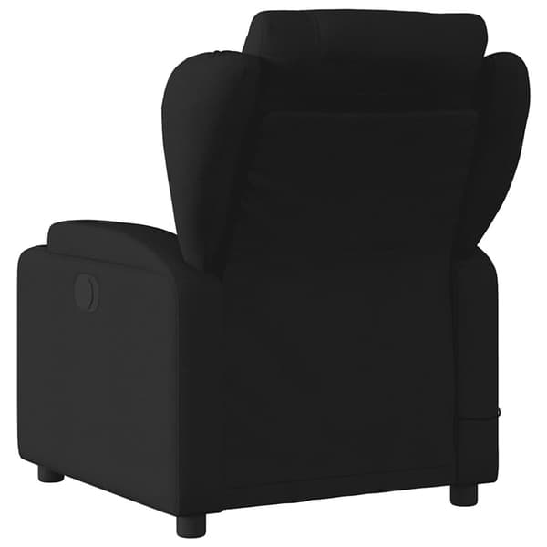 vidaXL Massagefåtölj svart tyg