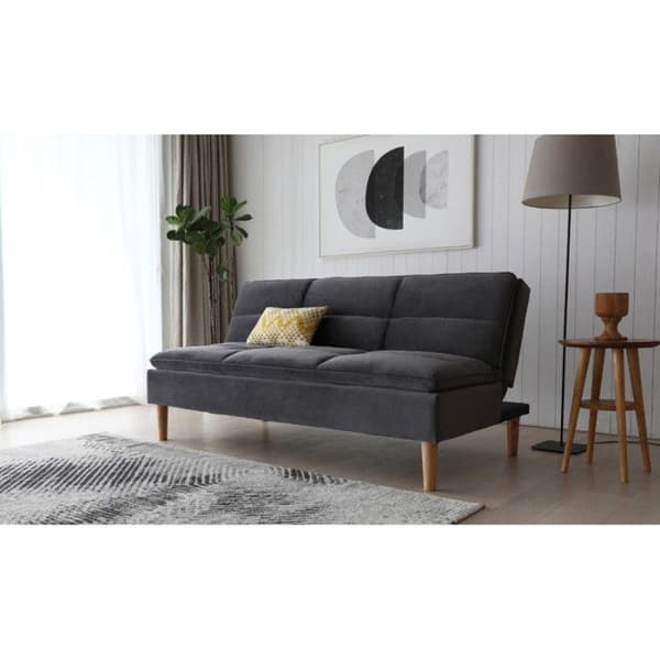Antracit “Leeds” bäddsoffa