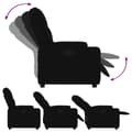 Miniatyrbild 3 av 11: vidaXL Reclinerfåtölj svart tyg