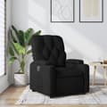 Miniatyrbild 11 av 11: vidaXL Reclinerfåtölj svart tyg