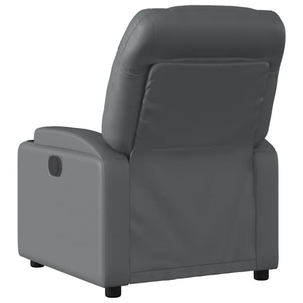 vidaXL massagestol kunstlæder grå