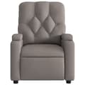 Miniatyrbild 6 av 11: vidaXL Reclinerfåtölj taupe tyg