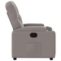 Miniatyrbild 7 av 11: vidaXL Reclinerfåtölj taupe tyg