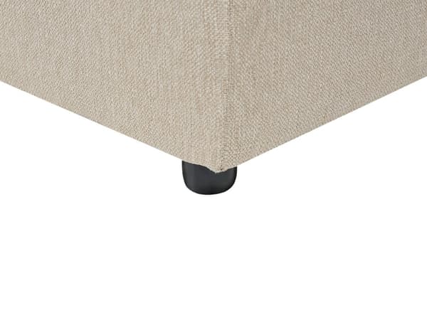 Sofa Chaiselong Sort Kunstlæder med Skumfyld og Sølv Krom Metalben 5 personers U-formet Moderne Fodstøtte Tuftet Klik Klak modul Sovefunktion