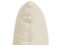 Miniatyrbillede 8 af 10: Polstret polyester beige sofapuder lav ryg tykt sæde 3-personers sofa til stuen moderne