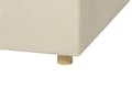 Miniatyrbillede 9 af 10: Polstret polyester beige sofapuder lav ryg tykt sæde 3-personers sofa til stuen moderne