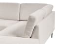 Miniatyrbild 8 av 11: Höger hörn Soffa Polyester Ljusbeige 4-sits Möbeltapetserad Metallben Vävt tyg Kudde i ryggen Minimalistisk Modern