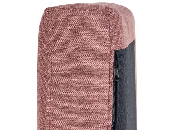 Vänster Hörnsoffa Polyester Brun 4-sits Möbeltapetserad Metallben Vävt tyg Kuddad rygg Minimalistisk Modern