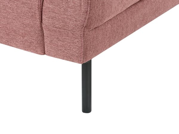 Vänster Hörnsoffa Polyester Brun 4-sits Möbeltapetserad Metallben Vävt tyg Kuddad rygg Minimalistisk Modern