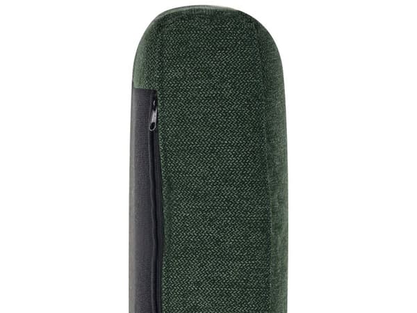 Höger hörn Soffa Polyester Mörkgrön 4-sits Möbeltapetserad Metallben Vävt tyg Kudde i ryggen Minimalistisk Modern