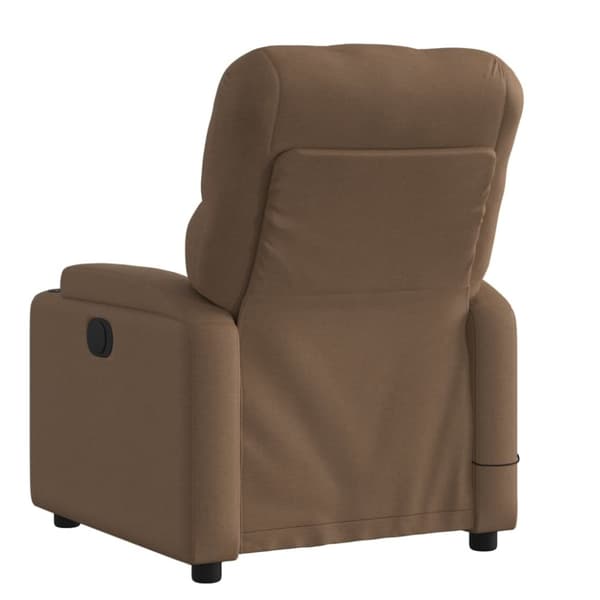 vidaXL massagestol stof brun