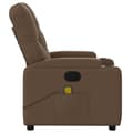 Miniatyrbillede 7 af 11: vidaXL massagestol stof brun