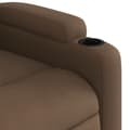 Miniatyrbillede 8 af 11: vidaXL massagestol stof brun