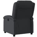Miniatyrbild 2 av 11: vidaXL Reclinerfåtölj svart äkta läder