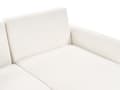 Miniatyrbillede 10 af 11: Hjørnesofa med Chaiselong Hvid Boucle 3 Personers Sofa L Formet Dyb Sofahjørne Siddemøbel Blød Stofsofa Venstrevendt