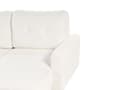 Miniatyrbillede 11 af 11: Hjørnesofa med Chaiselong Hvid Boucle 3 Personers Sofa L Formet Dyb Sofahjørne Siddemøbel Blød Stofsofa Venstrevendt